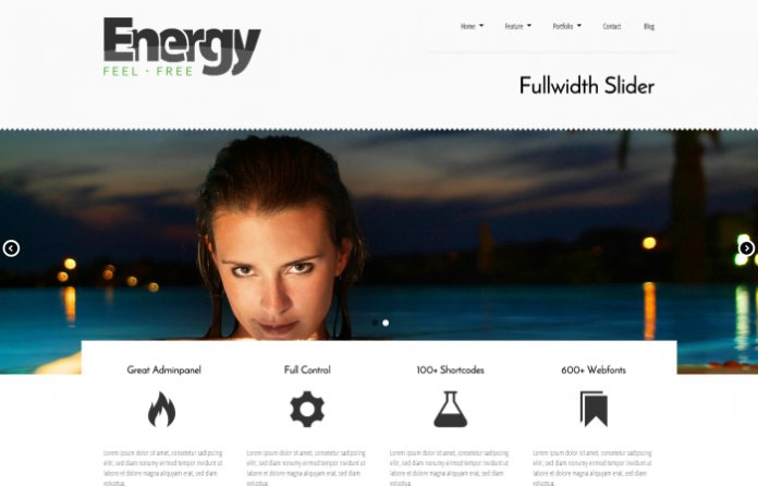 Energy - Multipurpose WordPress Theme
